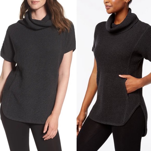 UGG Sweaters - Ugg Selby Turtleneck Cotton Knit grey Pullover sweater M